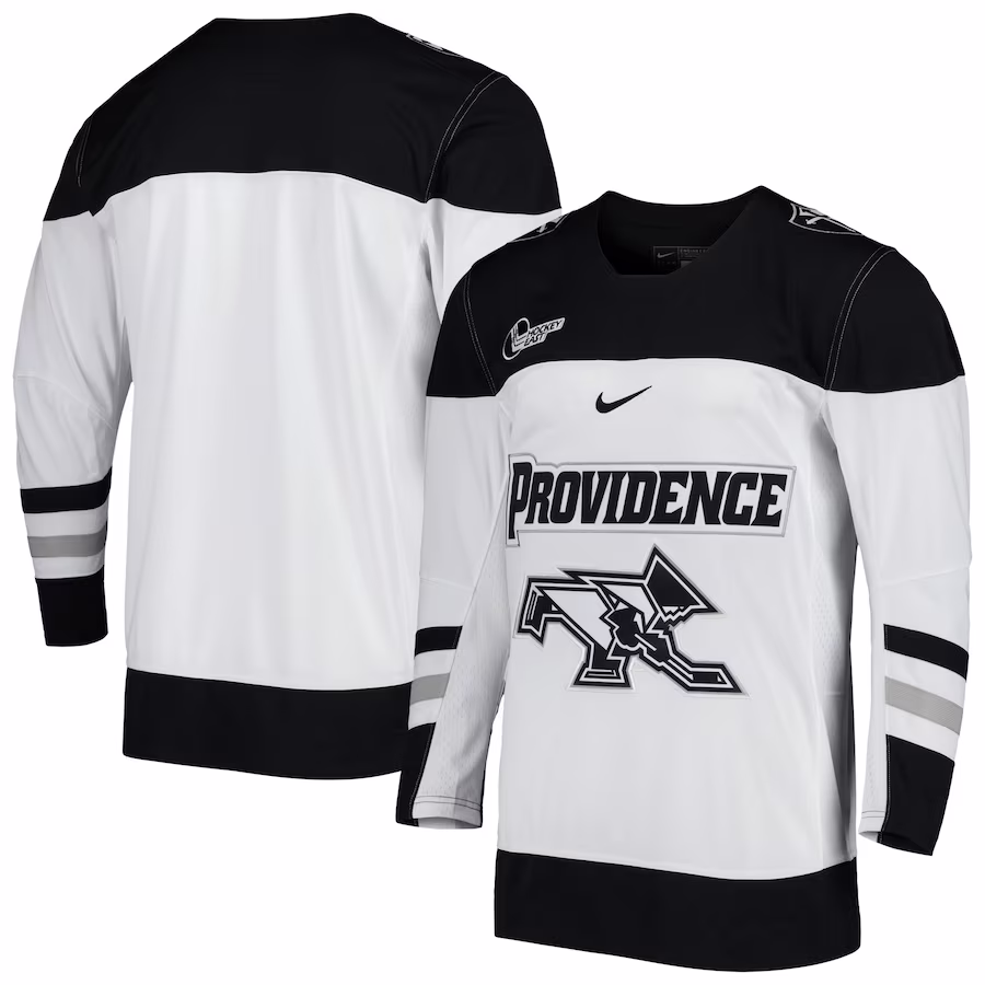 Providence Friars Nike Replica Hockey Jersey - White - Jersey