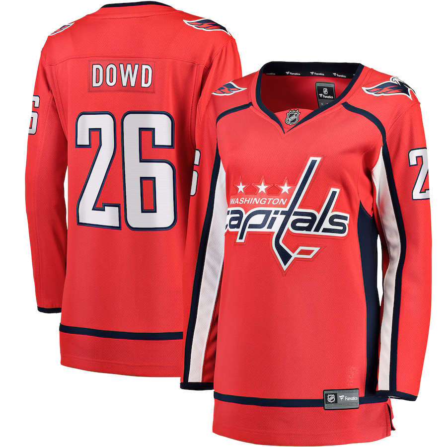 Women's Washington Capitals Nic Dowd Fanatics Red Home Breakaway Player Jersey - Jersey