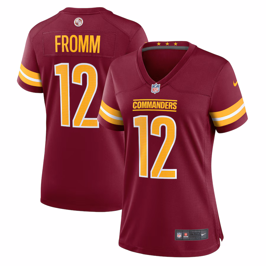 Women's Washington Commanders Jake Fromm Nike Burgundy Home Game Player Jersey - Jersey
