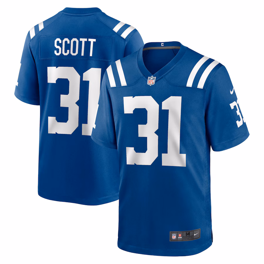 Men's Indianapolis Colts Daniel Scott Nike Royal Game Jersey - Jersey