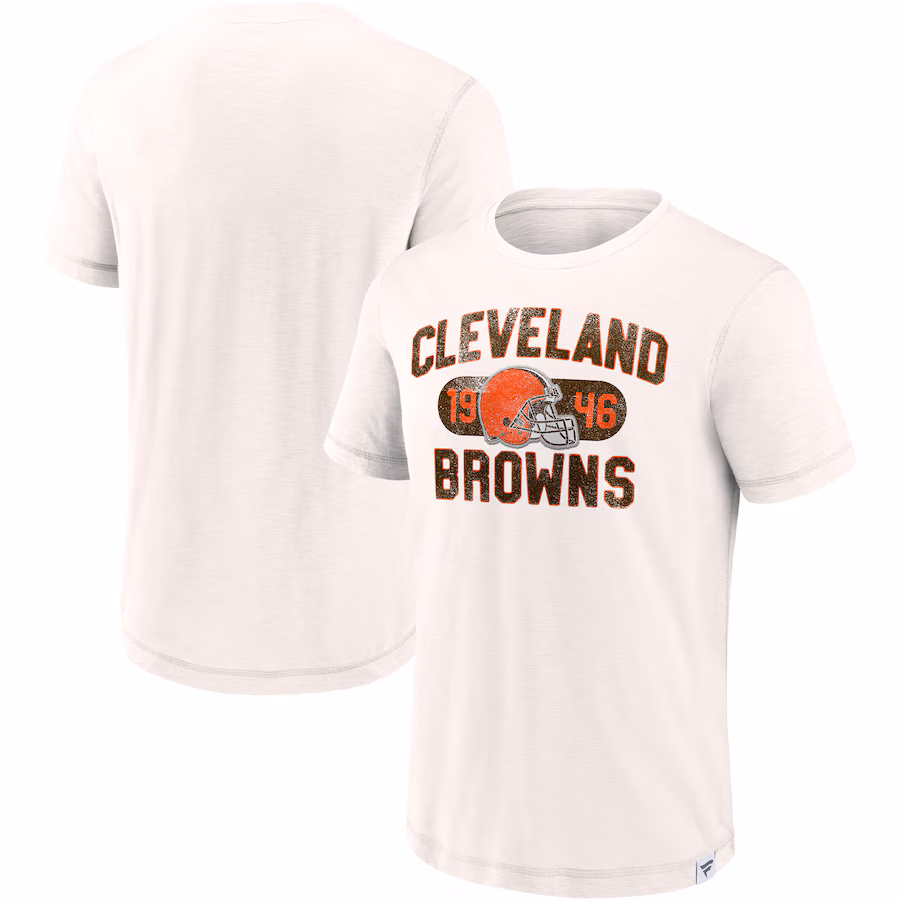 Men's Cleveland Browns Fanatics White Act Fast T-Shirt - Jersey