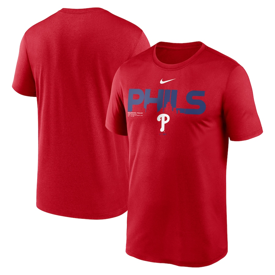 Men's Philadelphia Phillies Nike Red My Town Legend T-Shirt - Jersey