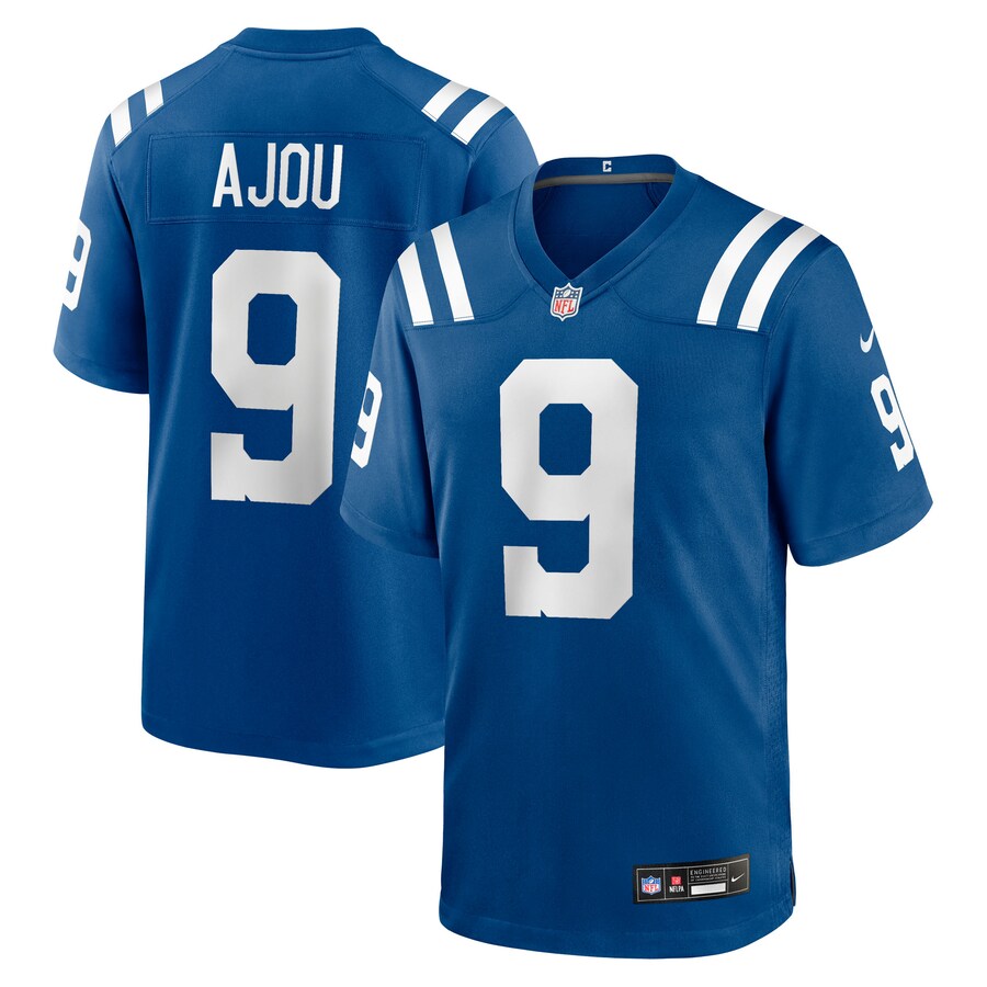 Men's Indianapolis Colts Ajou Ajou Nike Royal Team Game Jersey - Jersey