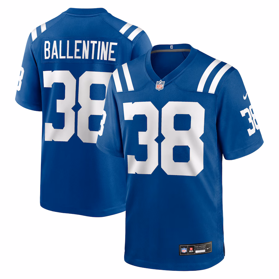 Men's Indianapolis Colts Corey Ballentine Nike Royal Team Game Jersey - Jersey