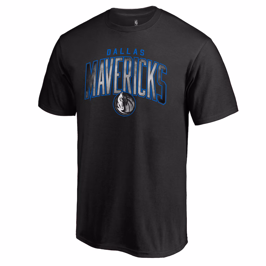 Men's Dallas Mavericks Black Arch Smoke T-Shirt - Jersey