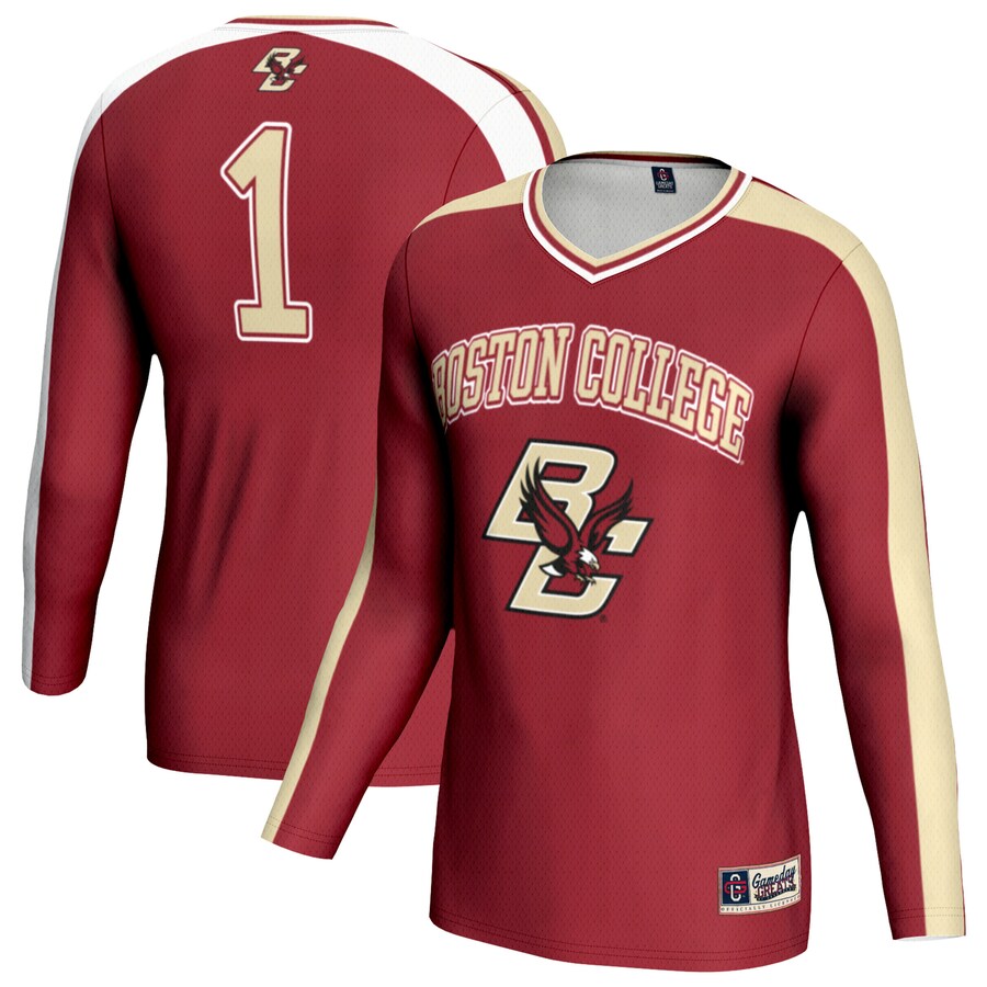 Youth GameDay Greats Maroon Boston College Eagles Women's Volleyball Lightweight Fashion Jersey - Jersey