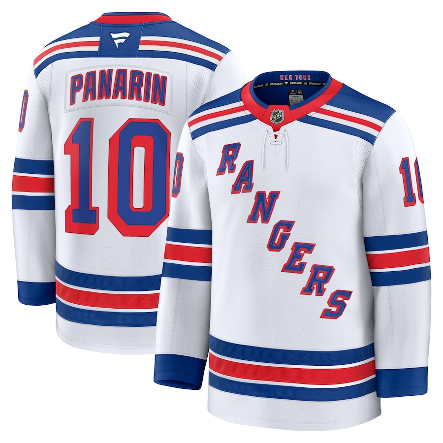 Men's New York Rangers Artemi Panarin Fanatics White Away Premium Jersey - Jersey