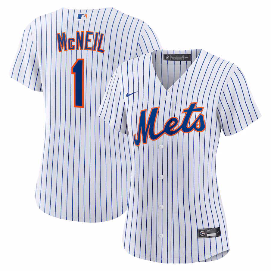 Women's New York Mets Jeff McNeil Nike White Home Replica Jersey - Jersey