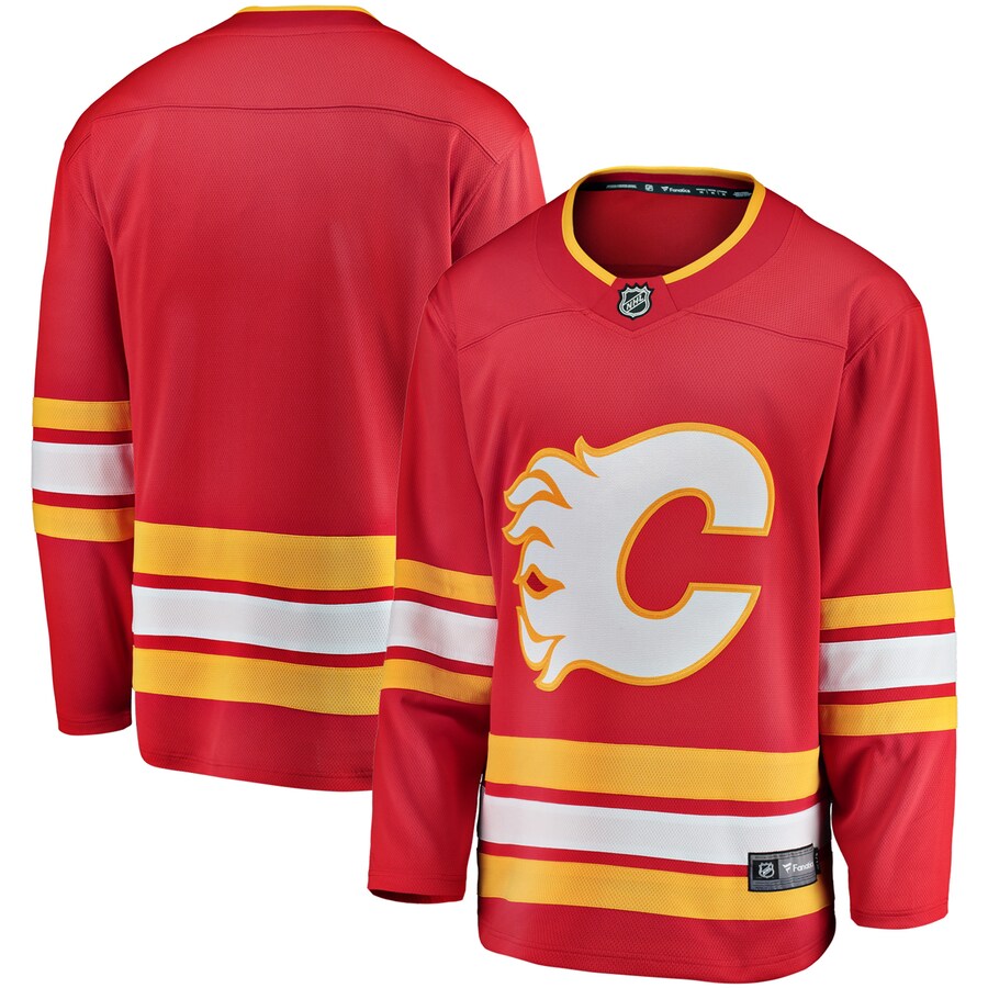 Men's Calgary Flames Fanatics Branded Red Home Breakaway Jersey - Jersey