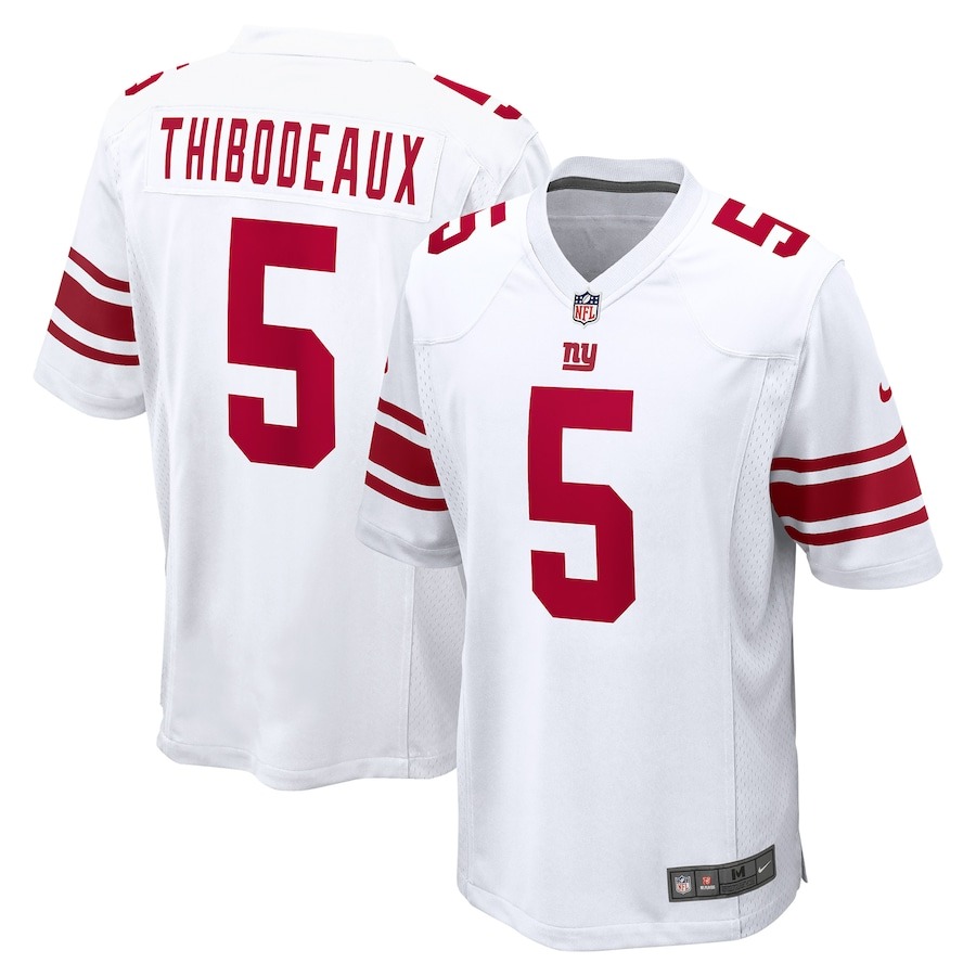 Men's New York Giants Kayvon Thibodeaux Nike White Player Game Jersey - Jersey