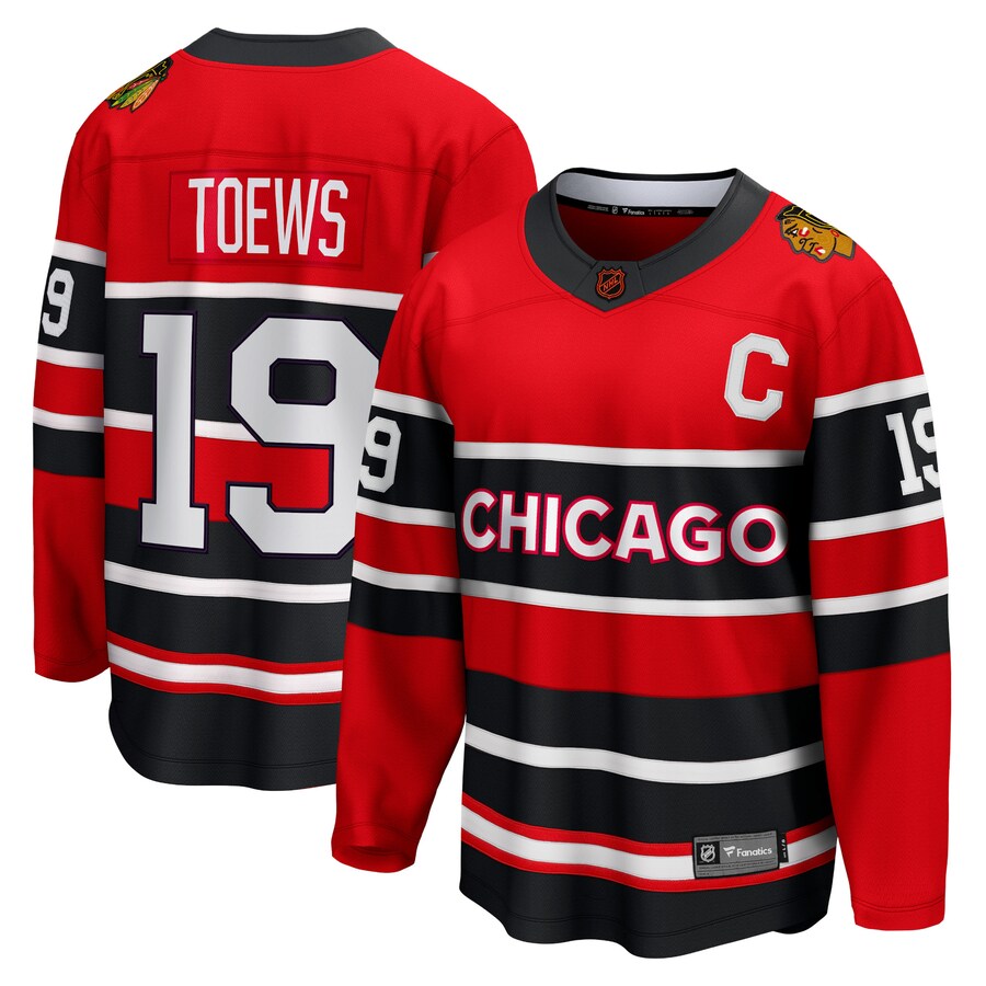Men's Chicago Blackhawks Jonathan Toews Fanatics Branded Red Special Edition 2.0 Breakaway Player Jersey - Jersey