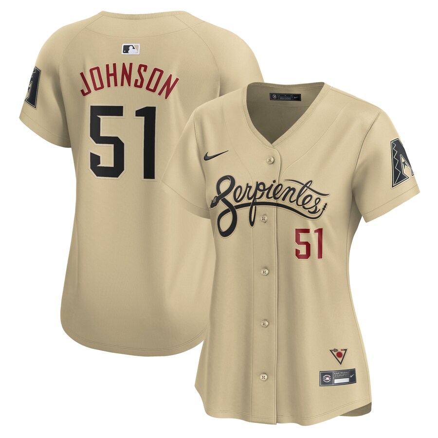 Women's Arizona Diamondbacks Randy Johnson Nike Sand City Connect Retired Player Jersey - Jersey