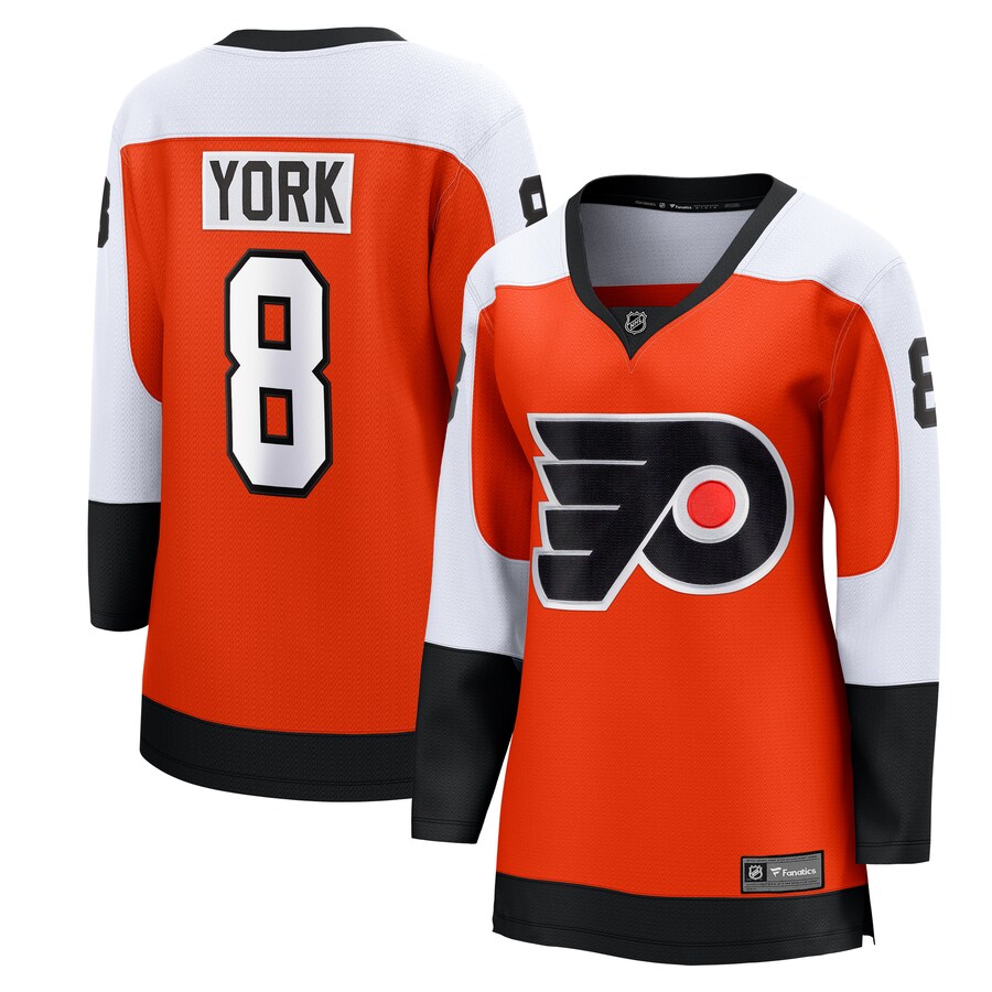 Women's Philadelphia Flyers Cam York Fanatics Branded Orange Home Breakaway Player Jersey - Jersey