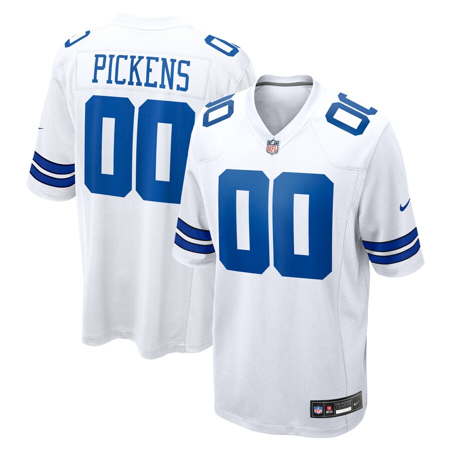 Men's Dallas Cowboys George Pickens Nike White Game Jersey - Jersey