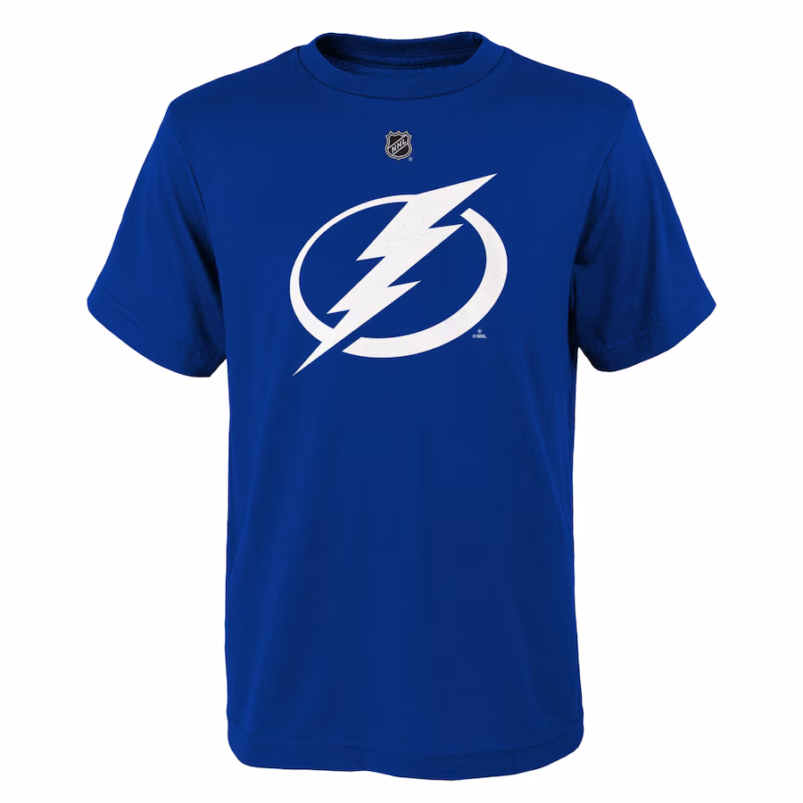 Youth Tampa Bay Lightning Blue Primary Logo T-Shirt - Jersey