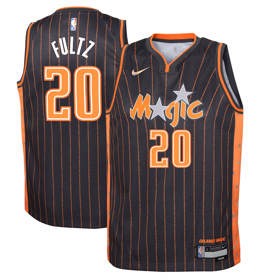 Youth Orlando Magic Markelle Fultz Nike Anthracite Swingman Jersey - City Edition - Jersey