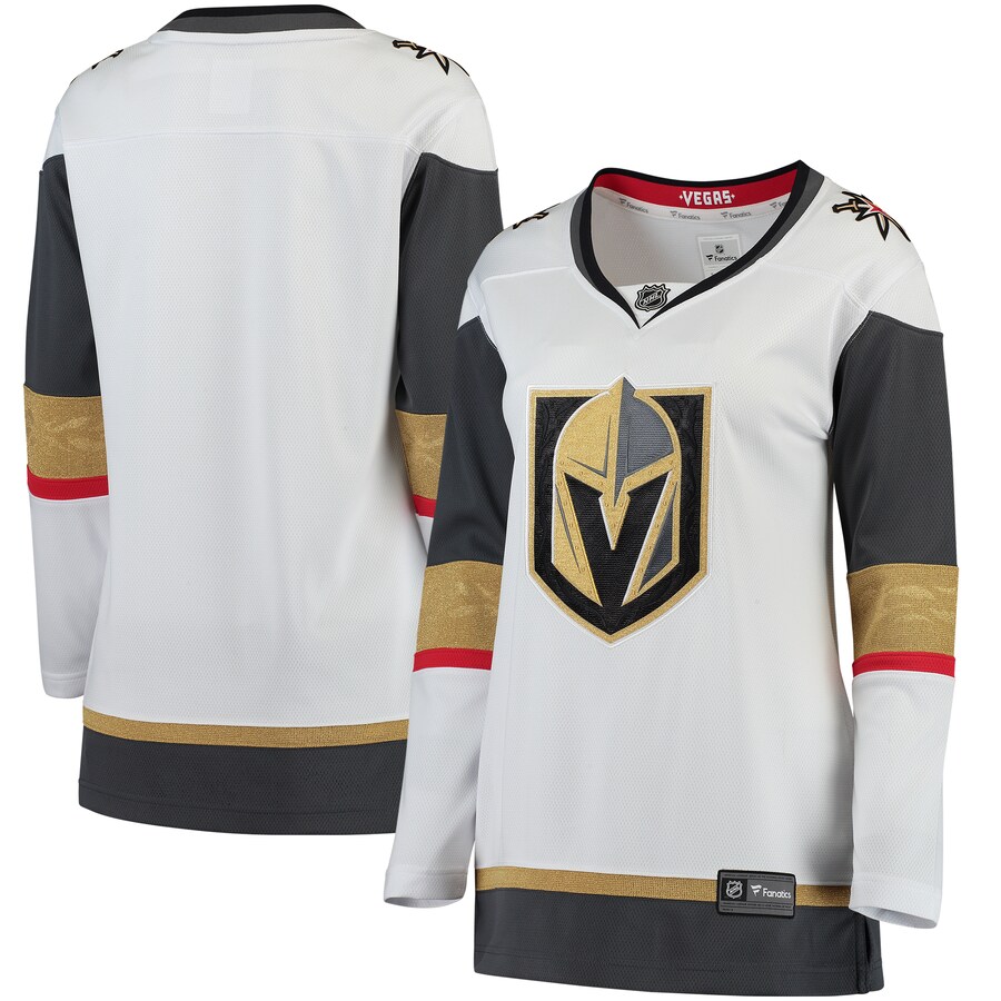 Women's Vegas Golden Knights Fanatics Branded White Away Breakaway Jersey - Jersey