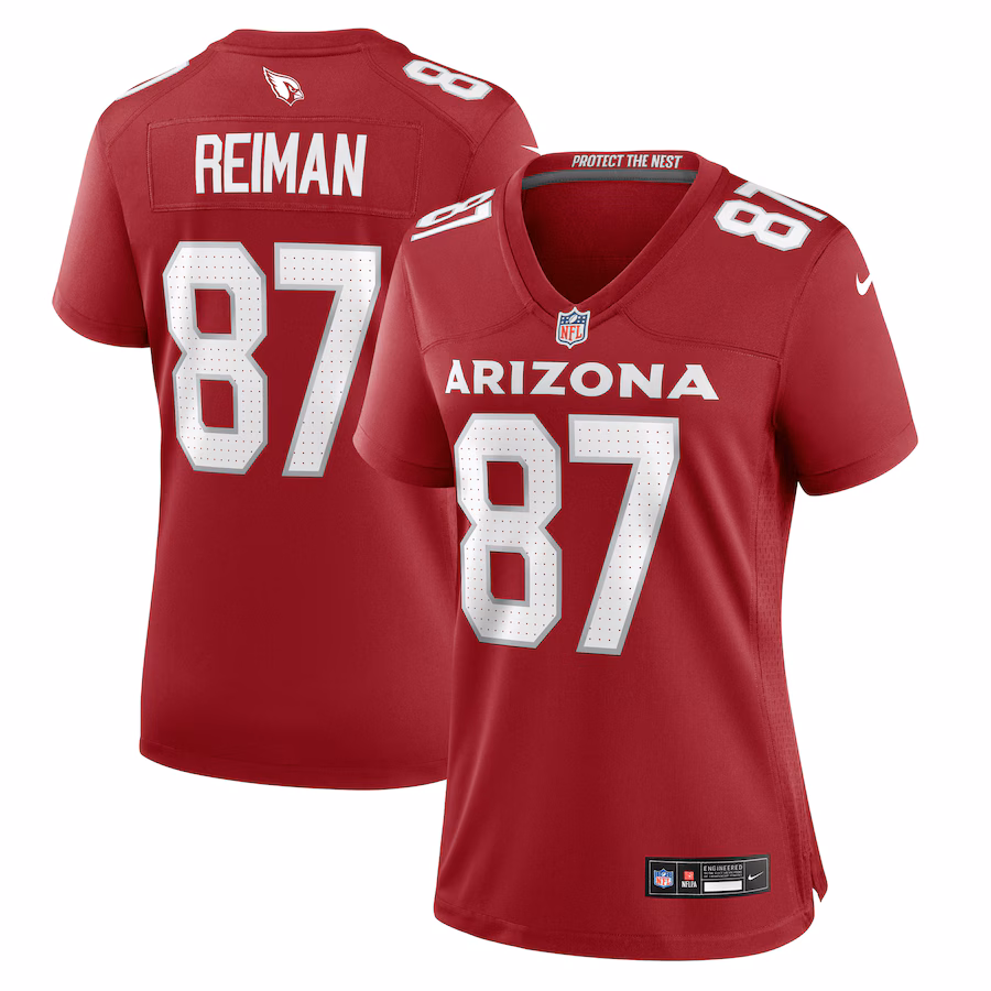 Women's Arizona Cardinals Tip Reiman Nike Cardinal Game Jersey - Jersey