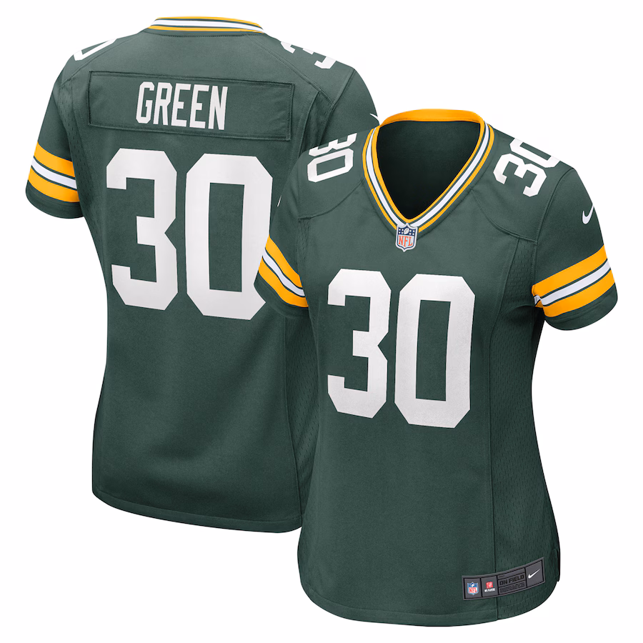 Women's Green Bay Packers Ahman Green Nike Green Team Retired Player Game Jersey - Jersey