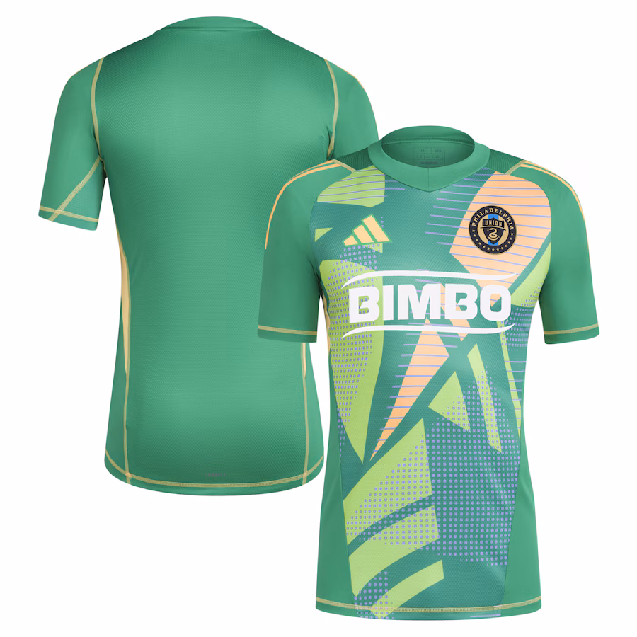 Men's Philadelphia Union adidas Green 2024 Goalkeeper Jersey - Jersey
