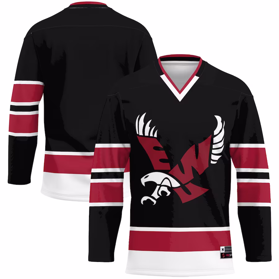 Eastern Washington Eagles GameDay Greats Hockey Jersey - Black - Jersey