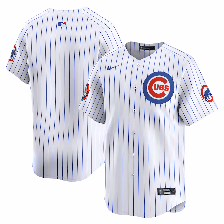 Men's Chicago Cubs Nike White 2025 MLB World Tour: Tokyo Series Home Limited Jersey - Jersey