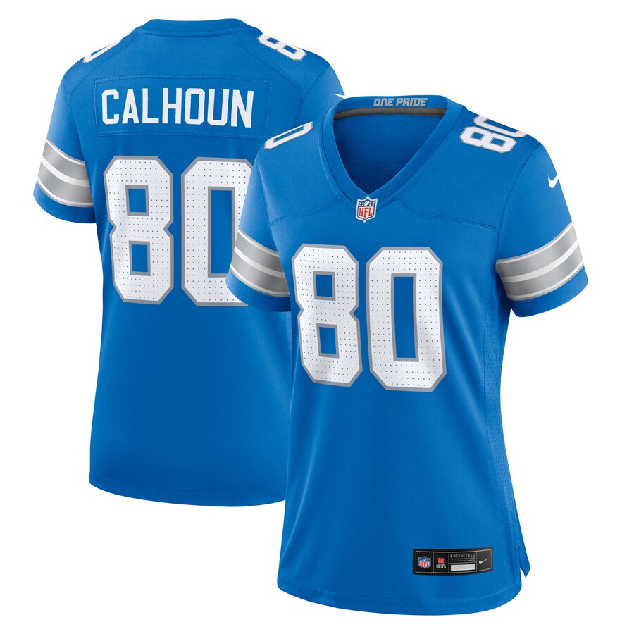 Women's Detroit Lions Jalon Calhoun Nike  Blue Game Jersey - Jersey