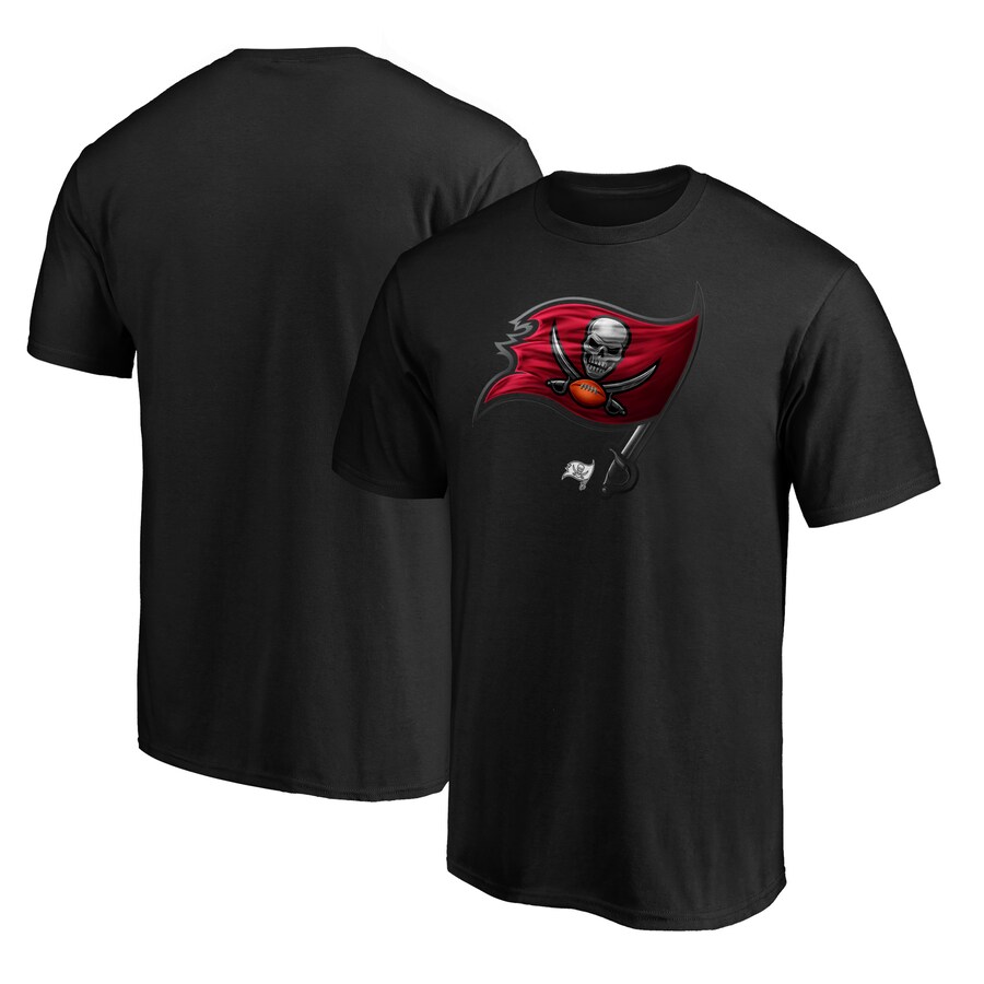 Men's Tampa Bay Buccaneers Black Midnight Mascot T-Shirt - Jersey