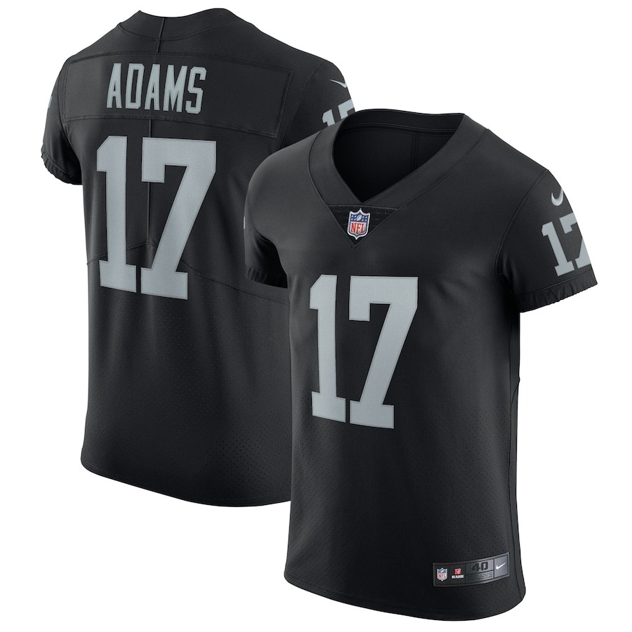 Men's Las Vegas Raiders Davante Adams Nike Black Vapor Elite Jersey - Jersey