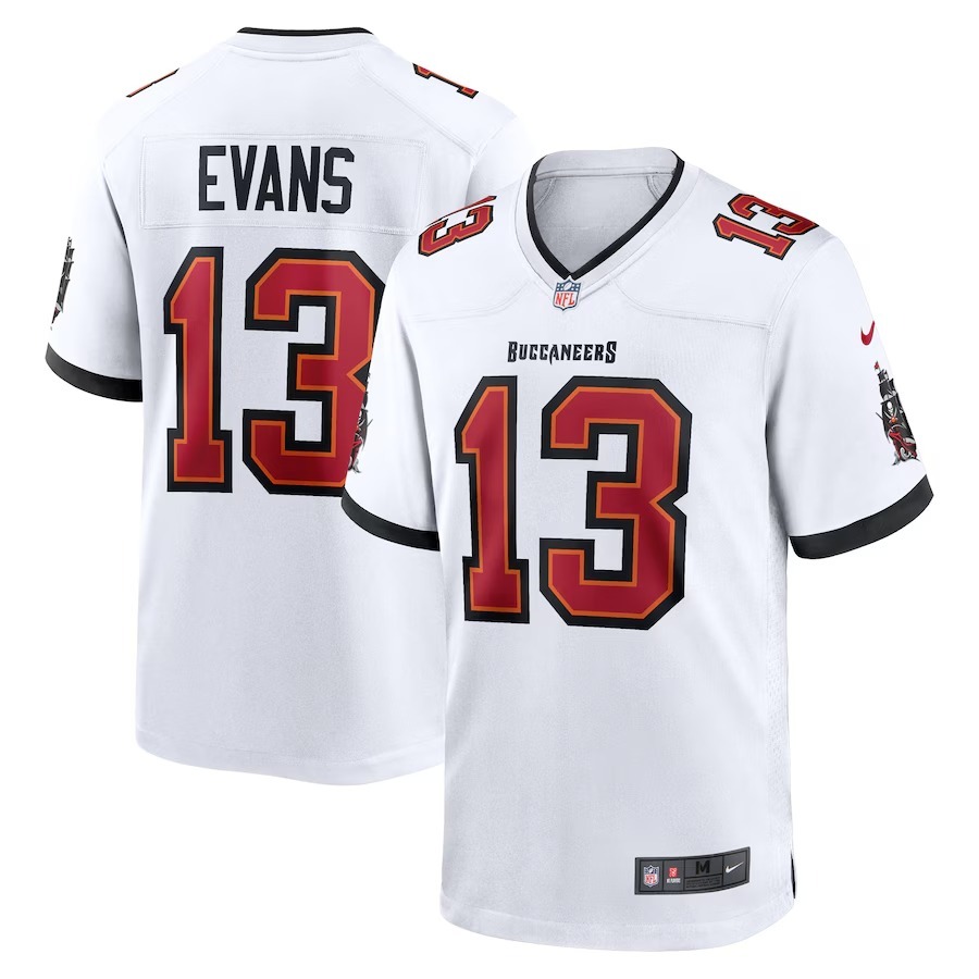 Men's Tampa Bay Buccaneers Mike Evans Nike  White White Game Jersey - Jersey