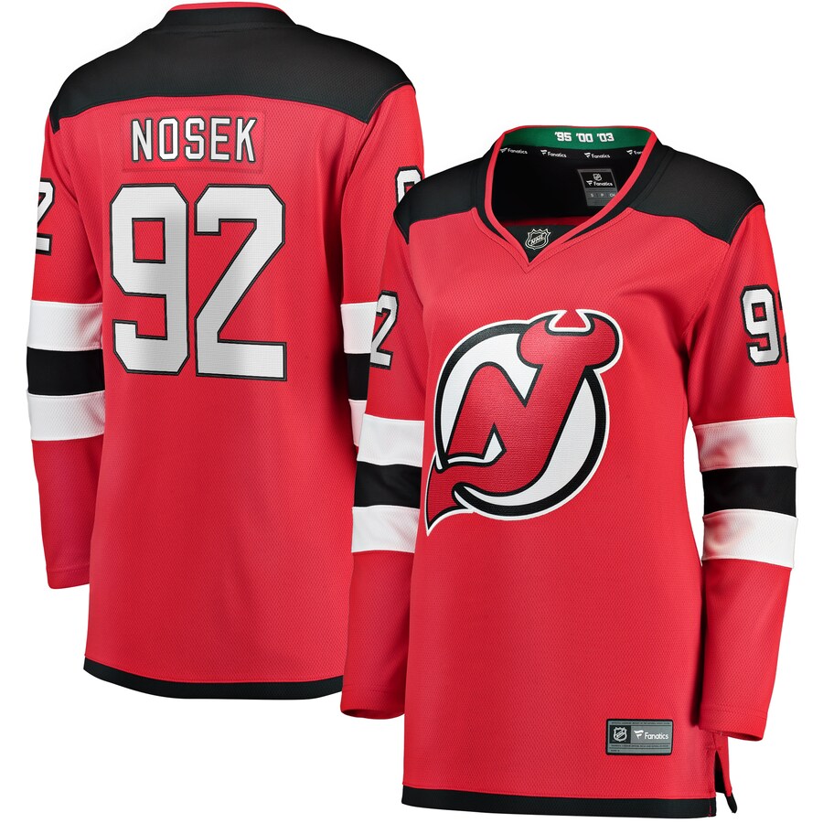 Women's New Jersey Devils Tomas Nosek Fanatics Branded Red Home Breakaway Player Jersey - Jersey
