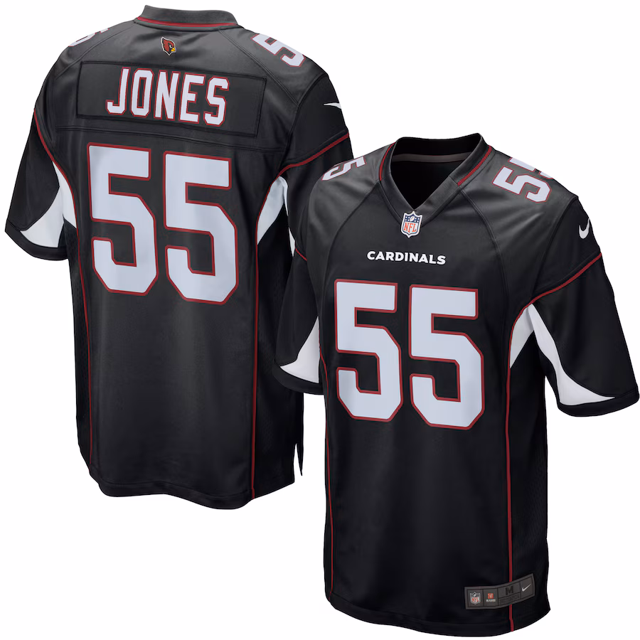 Men's Arizona Cardinals Chandler Jones Nike Black Game Jersey - Jersey