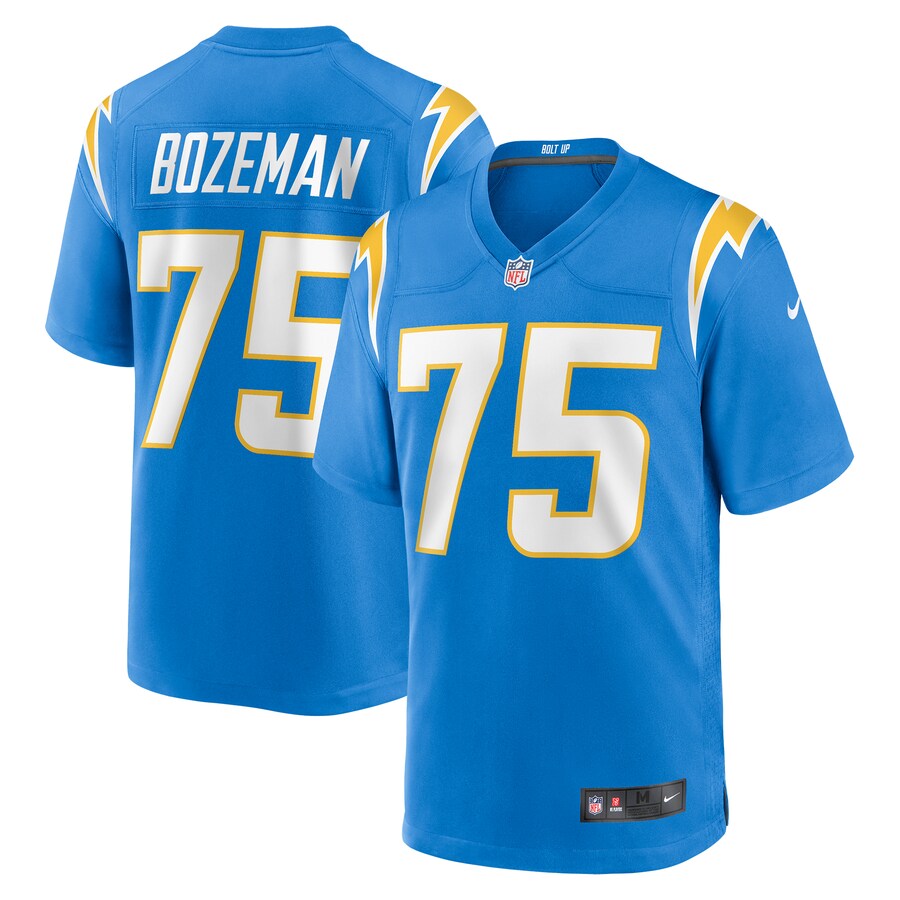 Men's Los Angeles Chargers Bradley Bozeman Nike  Powder Blue  Game Jersey - Jersey