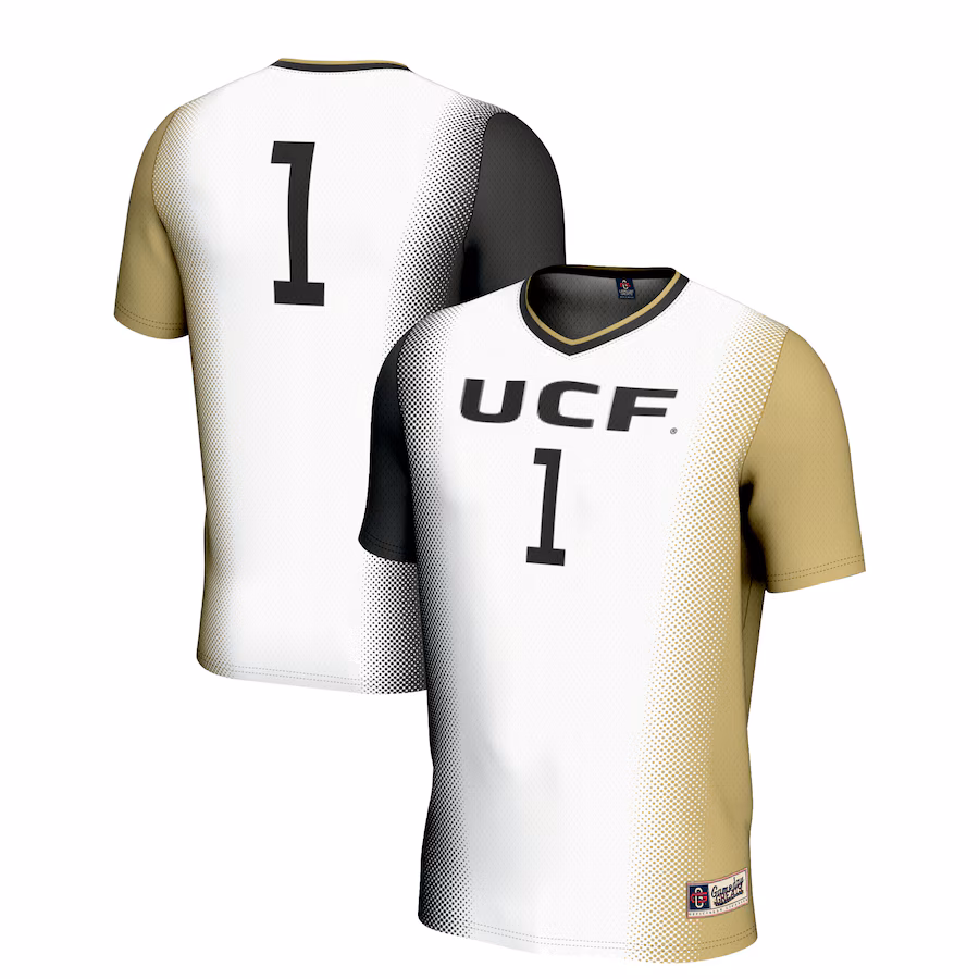Unisex GameDay Greats #1 White UCF Knights  Lightweight Women's Soccer Jersey - Jersey