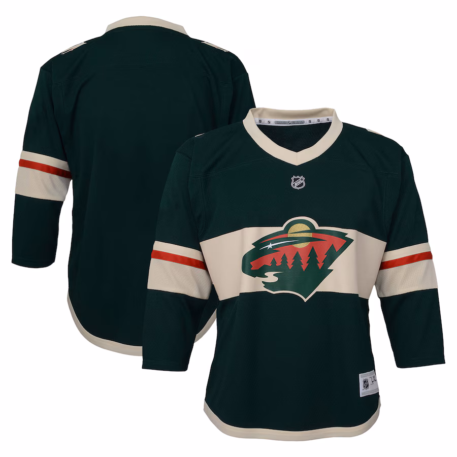 Youth Minnesota Wild Green Replica Jersey - Jersey
