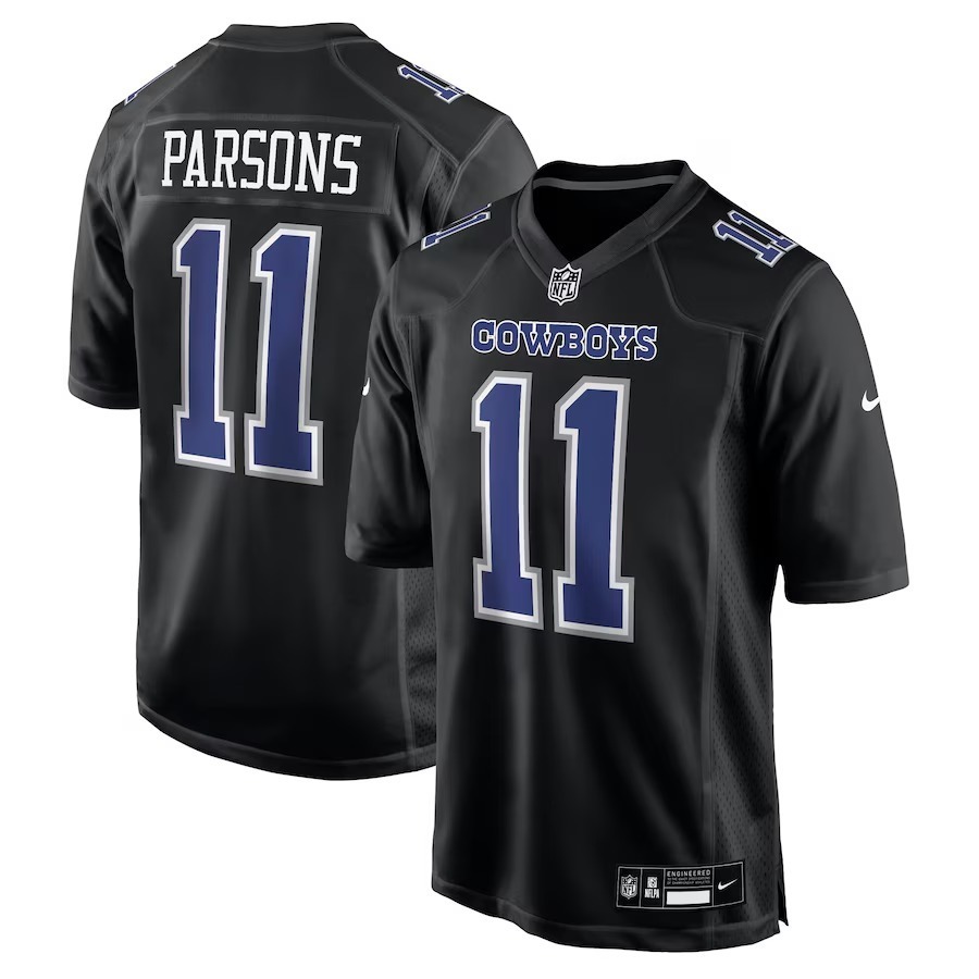 Men's Dallas Cowboys Micah Parsons Nike Carbon Black Fashion Game Jersey - Jersey