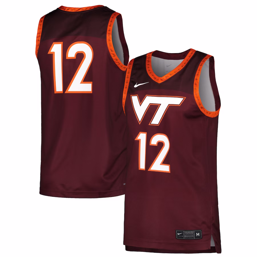 Virginia Tech Hokies Nike Replica Basketball Jersey - Maroon - Jersey