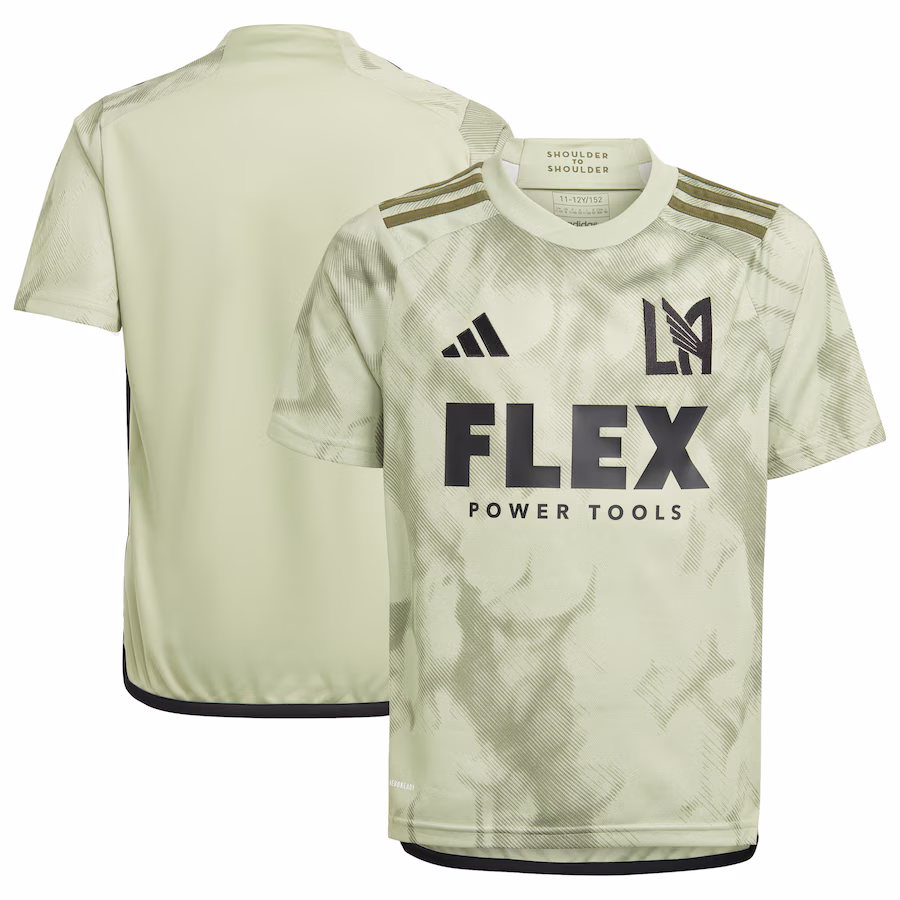 Youth LAFC adidas Green 2023 Smokescreen Replica Jersey - Jersey