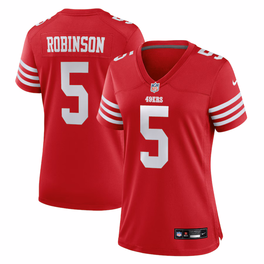 Women's San Francisco 49ers Demarcus Robinson Nike Scarlet Team Game Jersey - Jersey