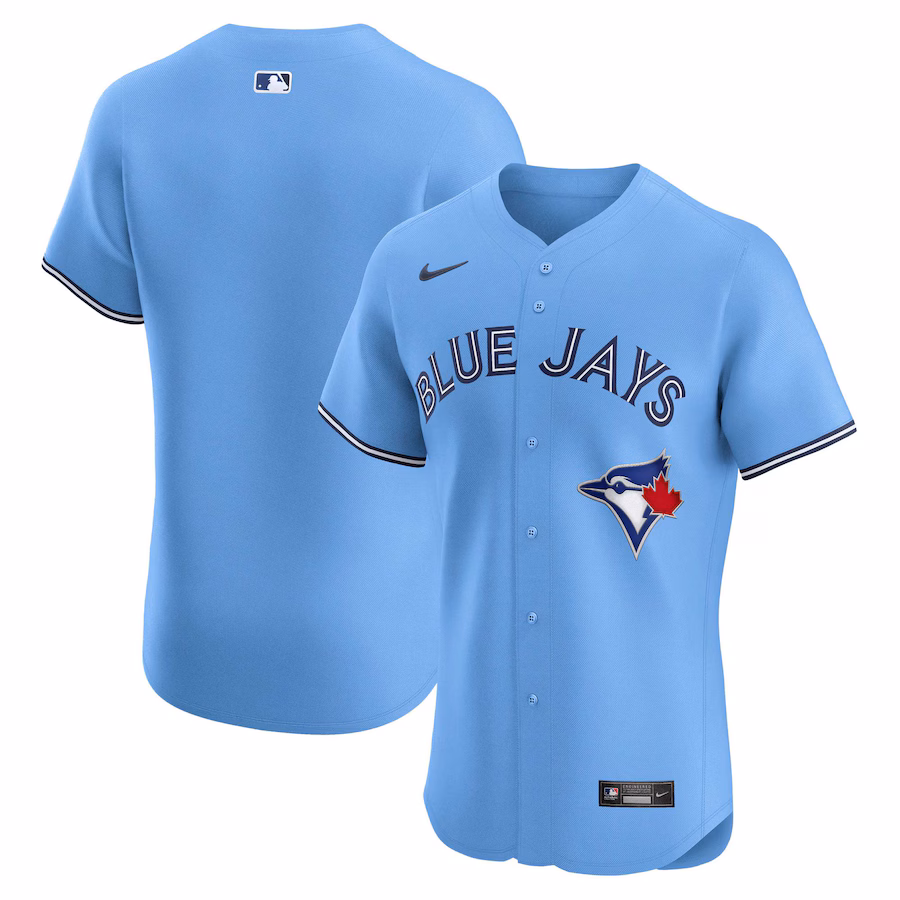 Men's Toronto Blue Jays Nike Powder Blue Home Elite Jersey - Jersey