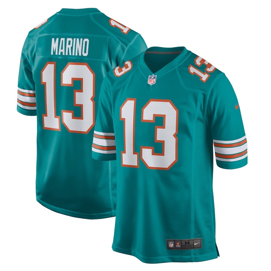 Men's Miami Dolphins Dan Marino Nike Aqua Retired Player Jersey - Jersey