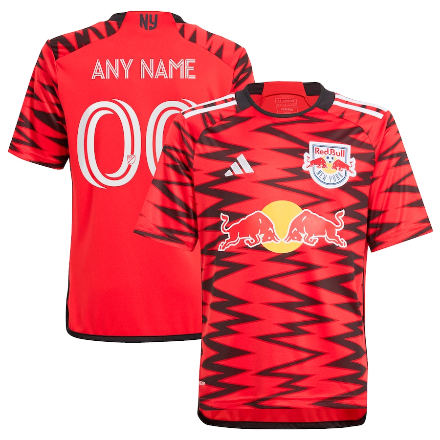 Youth New York Red Bulls  adidas Red 2024 Legacy Replica Custom Jersey - Jersey