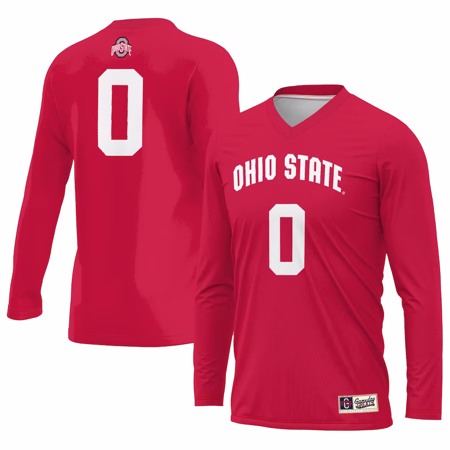#0 Ohio State Buckeyes GameDay Greats Youth Lightweight Women's Volleyball Jersey - Scarlet - Jersey