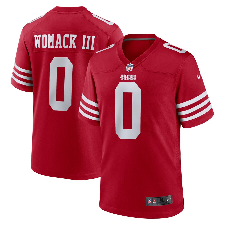 Men's San Francisco 49ers Samuel Womack III Nike  Scarlet  Game Jersey - Jersey