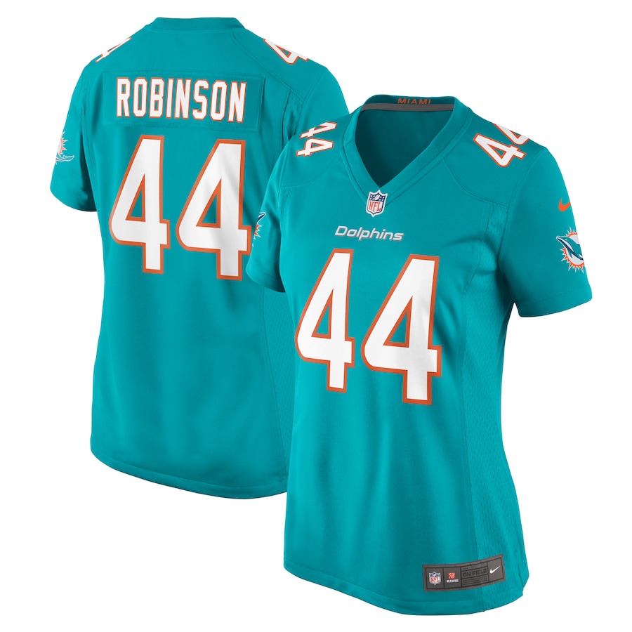 Women's Miami Dolphins Chop Robinson Nike Aqua Game Jersey - Jersey