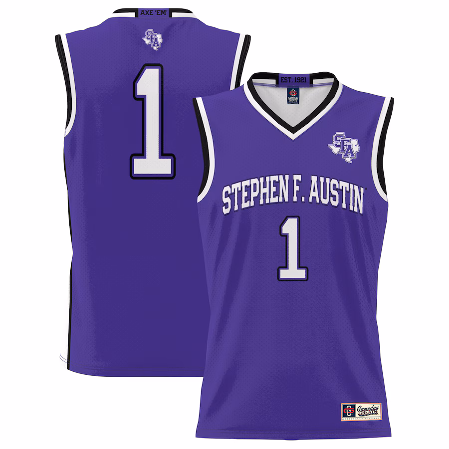 #1  Stephen F Austin Lumberjacks GameDay Greats  Lightweight Basketball Jersey - Purple - Jersey