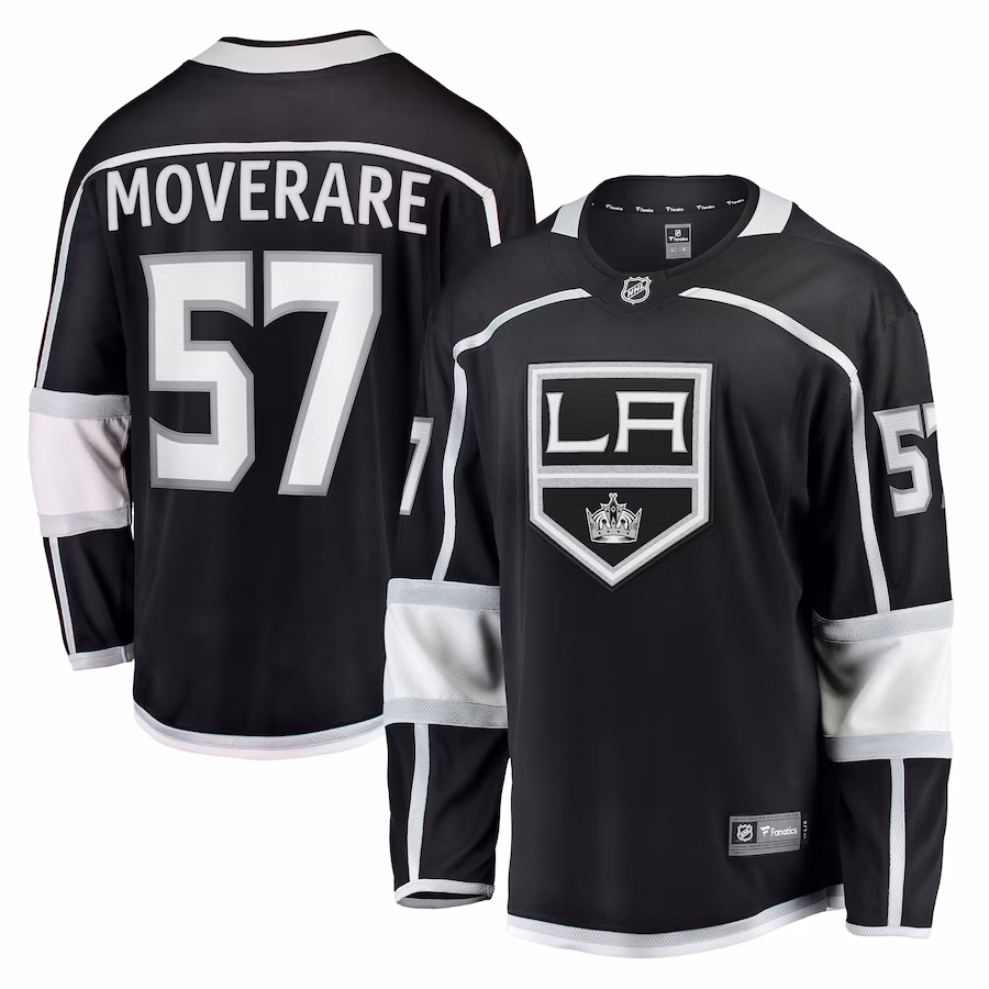 Men's Los Angeles Kings Jacob Moverare Fanatics Black Home Breakaway Player Jersey - Jersey