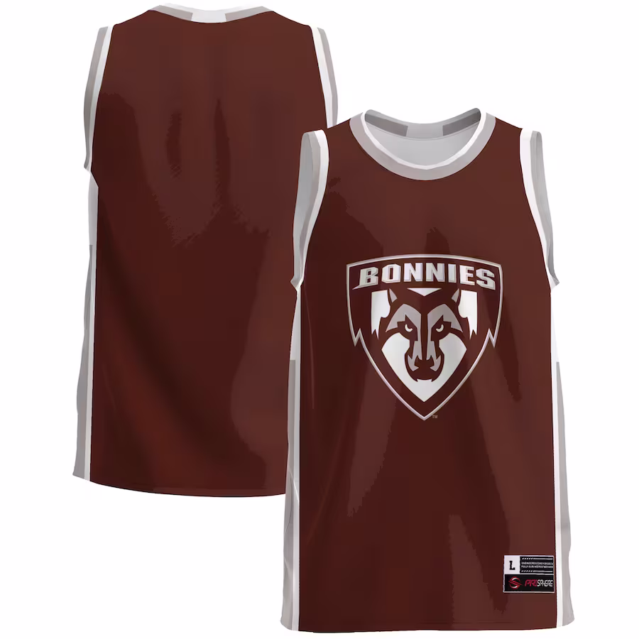 St. Bonaventure Bonnies GameDay Greats  Lightweight Basketball Jersey - Brown - Jersey