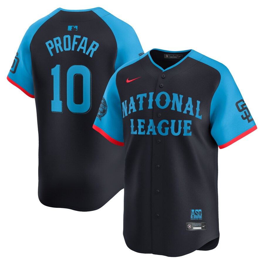 Men's National League Jurickson Profar Nike Navy 2024 MLB All-Star Game Limited Player Jersey - Jersey