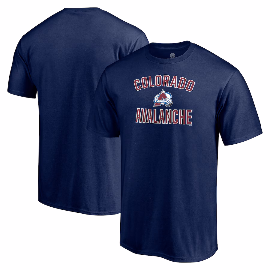 Men's Colorado Avalanche Navy Victory Arch Team T-Shirt - Jersey